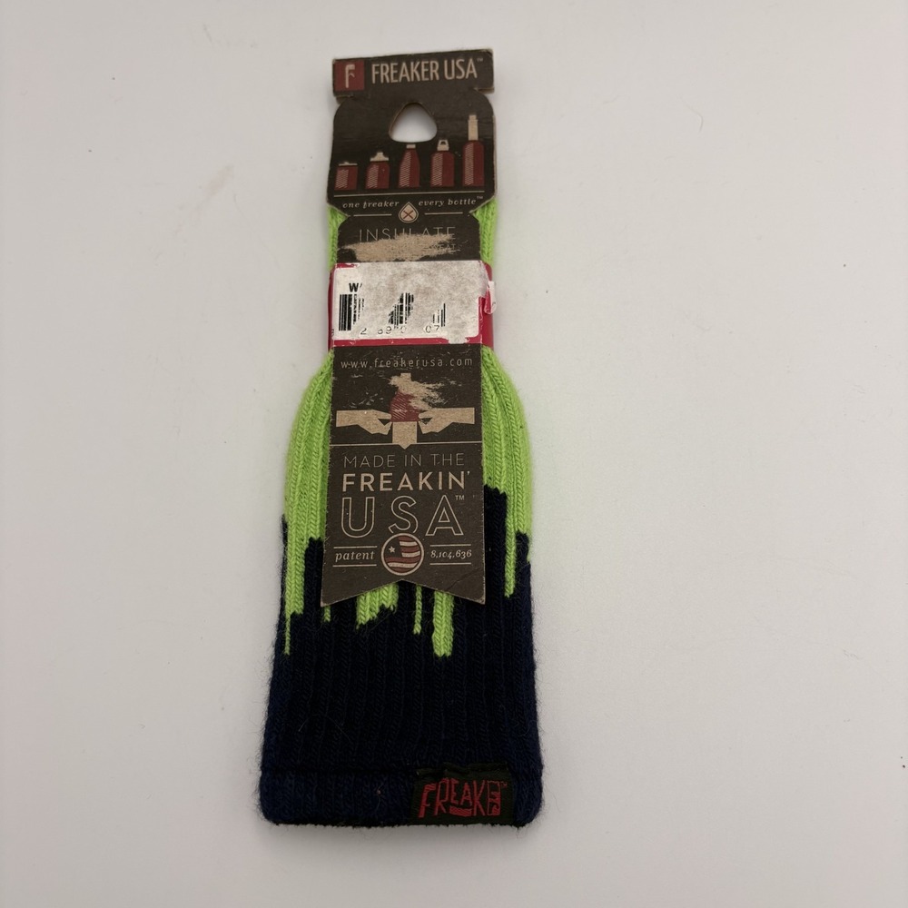 Freaker USA NEW One Size Bottle‎ Beer Insulator Koozie Game Day Seattle Space